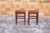 宜家实木方凳榉木方凳小板凳矮凳客厅餐凳简约家用餐厅凳日字凳子