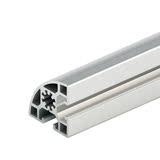 4545R欧标半圆工业铝型材铝合金自动化设备立柱框架机箱机柜 槽10