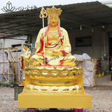 1.75米地藏王菩萨树脂玻璃钢佛像贴金地藏菩萨本愿地藏菩萨坐像