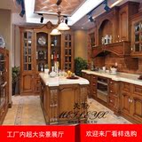 上海直销 整体橱柜定做 厨房衣柜门定制 欧式实木橱柜实木门定制