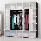 成人简易衣柜组合简单简约现代树脂小衣橱塑料组装宿舍经济收纳柜