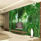 3D大型壁画田园电视背景墙纸客厅立体山水画竹林墙布欧式壁纸竹子