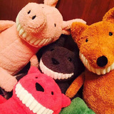 英国玩偶微笑大牙毛绒玩具猪猪恐龙公仔娃娃生日礼物女生儿童安抚