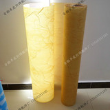 羊皮纸pvc1.2宽仿羊皮纸黄色灯罩材料中式装修阻燃花格吊顶透光纸