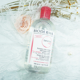 Bioderma/贝德玛卸妆水500ml粉水S版洁肤卸妆液深层清洁脸部温和