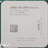 AMD A6-3500 CPU三核FM1接口905针APU集显保一年支持A55 A75主板