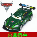 包邮美泰正版汽车总动员 合金小汽车玩具赛车模型 英国赛车 蓝色
