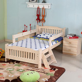 特价包邮实木儿童床带护栏婴儿宝宝男孩女孩单人床童床1.2米