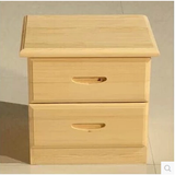 简约现代宜家多功能组装储物柜抽屉式实木柜经济型卧室床头柜