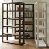 实木书架格架 简易多层搁板置物架 单个多个创易书柜现代简约书架