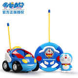 哆啦a梦遥控车机器猫儿童赛车宝宝电动小汽车模型男孩女孩玩具车