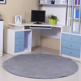 珊瑚绒圆形地毯瑜伽地毯地垫吊篮垫子电脑椅地垫地毯卧室客厅定制