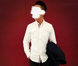 2015秋季新款自制设计日系日单韩版修身男牛津纺商务休闲长袖衬衫