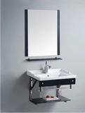 高边陶瓷盆钢化玻璃盆浴室柜组合洗漱台洗脸盆洗手盆洗面盆卫生