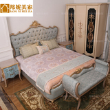 拉卡萨床法式新古典床欧式床奢华雕花婚床公主床1.8米别墅双人床