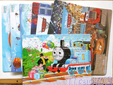 邮40片托马斯小火车 赛车汽车总动员 纸质拼图 儿童益智玩具包