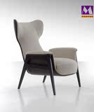 FendiCasa Cerva设计师酒店接待家具 欧式经典北欧玻璃钢休闲椅子