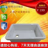 惠达卫浴 陶瓷水盆 厨房水槽 厨房洗菜盆 陶瓷水槽 单槽 HD4