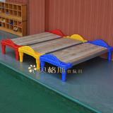 幼儿园专用床平铺密板统铺床午睡平铺通铺床塑料活动木板床叠叠床