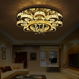 花形圆形LED吸顶灯卧室 客厅灯饰餐厅 创意简约现代高档 水晶灯具