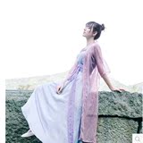 紫霞仙子——新款中国风改良汉服女装复古两件套女性连衣裙夏秋