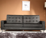 家具小户型客厅多功能单人双人位皮质简约现代折叠沙发床C002