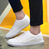 耐克乔丹风格欧洲站潮鞋子夏季韩版黑白板鞋男士休闲个性小白鞋学