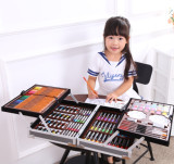 儿童男孩女孩生日礼物学习礼品画笔水彩笔蜡笔油画棒颜料套装画画