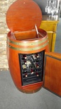 实木橡木桶恒温电子酒柜18瓶装橡木桶红酒柜恒温酒柜欧式橡木酒桶