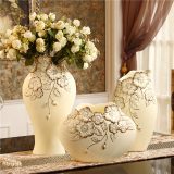 简约欧式陶瓷三件套花瓶家居客厅餐桌玄关装饰品摆件结婚礼物礼品