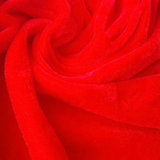 中厚特厚密丝绒布 大红色金丝绒会议室台布布料 桌布布料定做台布