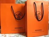 爱马仕Hermes正版 礼品包装袋 购物化妆品手提袋礼品袋香水纸袋子