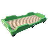 幼儿园塑料重叠床 幼儿塑料木板床 幼儿吹塑重叠床儿童塑料木制床