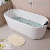 独立欧式浴缸浴盆亚克力家用保温小浴缸1.2 1.3 1.4 1.5 1.61.7米