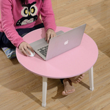 方形圆形笔记本电脑桌床上用懒人可折叠学习书桌小桌子儿童小饭桌
