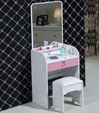 梳妆台简约现代卧室镜迷你50公分小户型化妆台宜家板式组装化妆桌