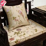 红木中式古典沙发垫罗汉床坐垫实木家具圈椅垫加厚海绵座垫套定做