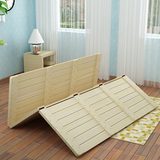 实木板床垫硬板折叠排骨架单双人床板1.51.81.2米榻榻米床架铺板
