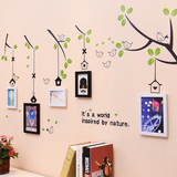 儿童创意组合挂墙照片墙 适合生活照 相片墙相框墙创意5K+小鸟墙