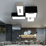创意LED吸顶灯个性现代客厅灯餐厅卧室房间书房DIY组合长方形灯具
