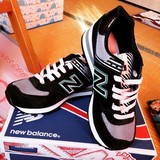 美国代购NewBalance WL574BFS/BFK/BFL 黑粉 绿粉 蓝粉 复古女鞋