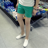 夏季韩版男士休闲西装超短裤修身潮流沙滩三分裤夏天英伦3分裤子