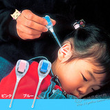现货 SMILE KIDS日本制树脂电池开关发光挖耳勺 LED白光