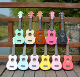 正品 彩色21寸尤克里里初学者小吉他ukulele乌克丽丽夏威夷四弦琴