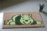 好品质！外贸出口原单地毯加厚加密地毯 维尼熊动物卡通地毯门垫