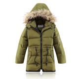 【天天特价】新款儿童加厚羽绒服冬季特价2015男童中长款正品外套