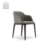 希家2号店 意大利Grace chair现代简约实木餐椅漫咖啡馆休闲椅