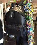 意大利代购Versace/范思哲黑色牛皮双肩包背包男女通用包邮特价现