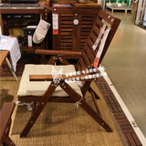 11温馨宜家 IKEA 阿普莱诺躺椅可折叠椅户外休闲椅纳凉沙滩椅实木