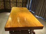 非洲黄花梨大板实木原木简约现代餐桌书桌办公桌现货185-83-10